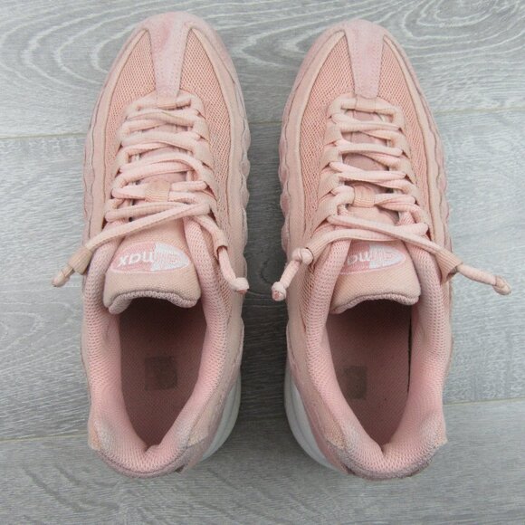 Nike Air Max 95 Sneakers Size 6Y Coral Pink Stardust  *USED* - Picture 9 of 12